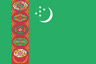 National Flat of Turkmenistan